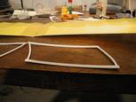 Plastic struts
with bend